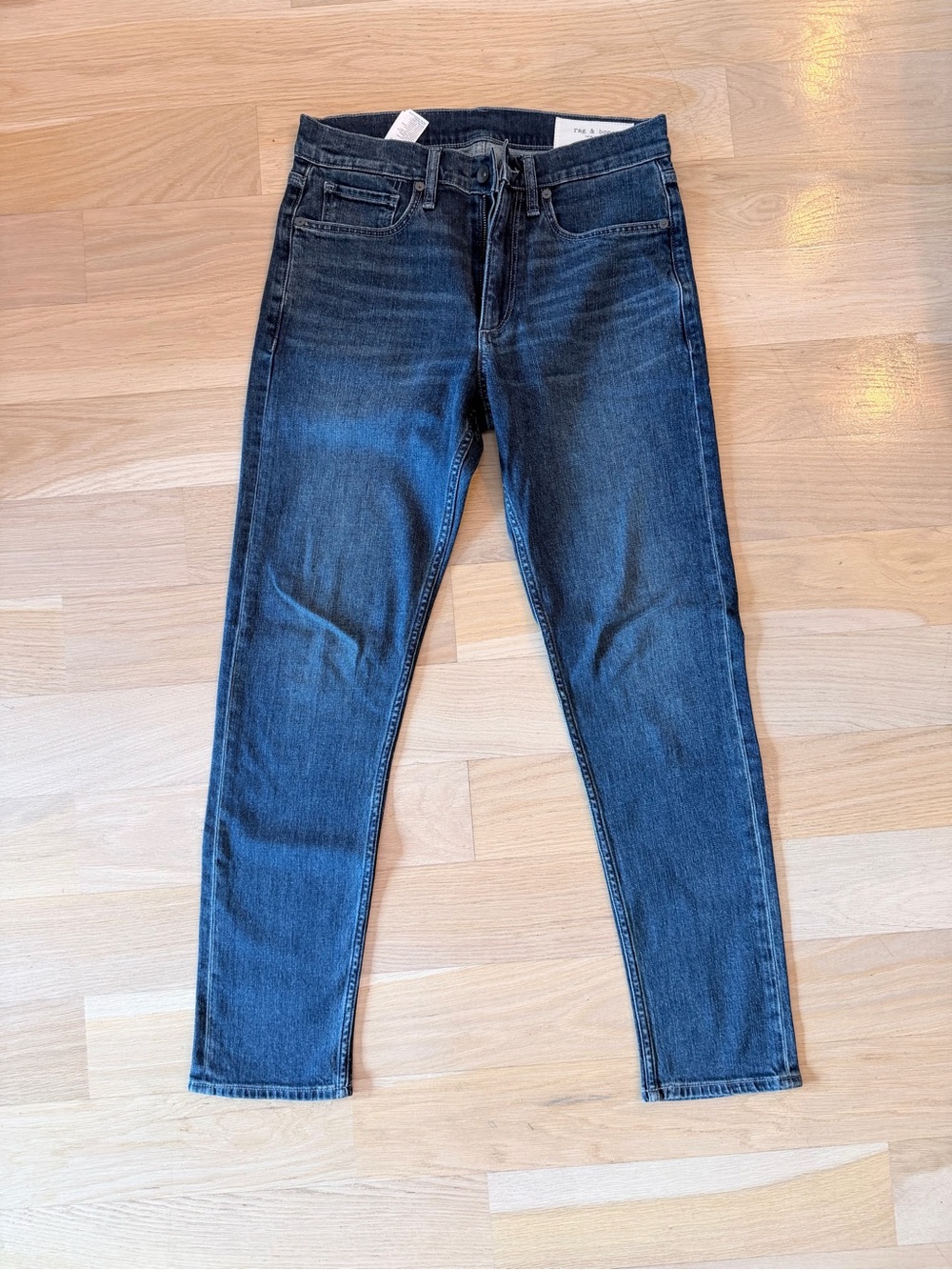 rag & bone Men’s Dark Blue Slim Fit Jeans